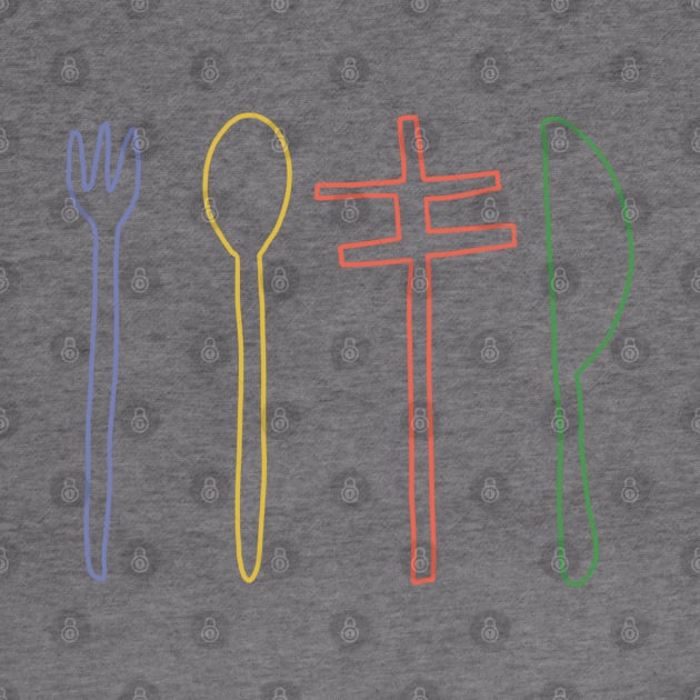 Frightened Rabbit Utensils by SentABearToSpace 